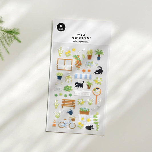 A Green Alley Sticker Sheet · Suatelier Design