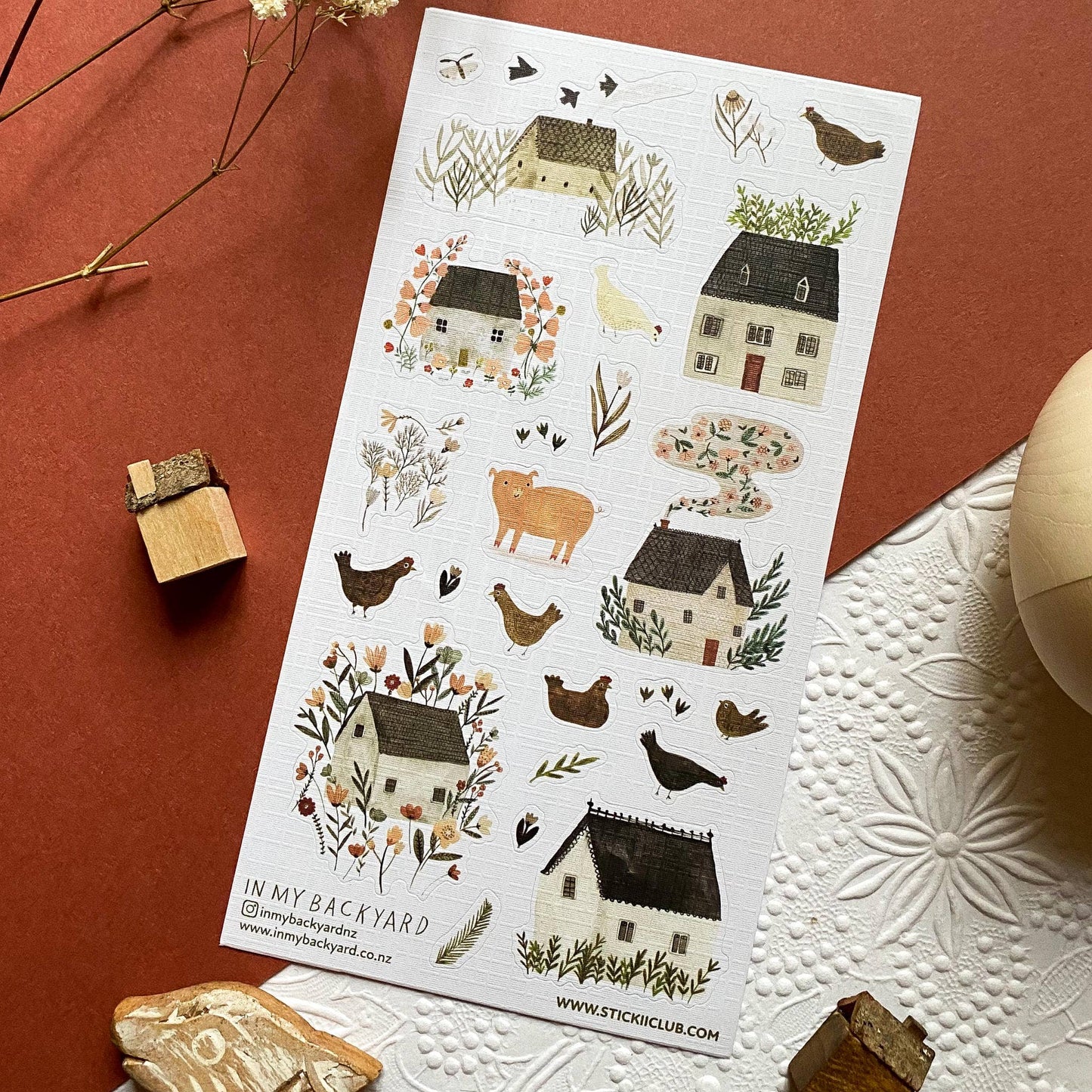 Little Farmhouse Sticker Sheet · STICKII