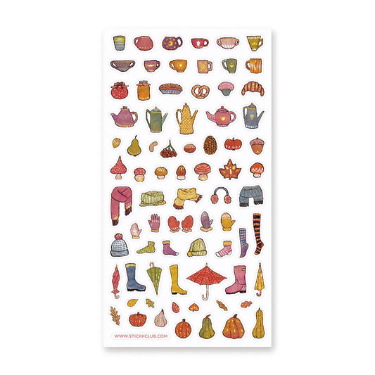 Fall Essentials Sticker Sheet · STICKII