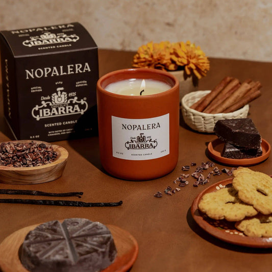 Nopalera x Ibarra Candle Mexican Hot Chocolate Scent · Nopalera