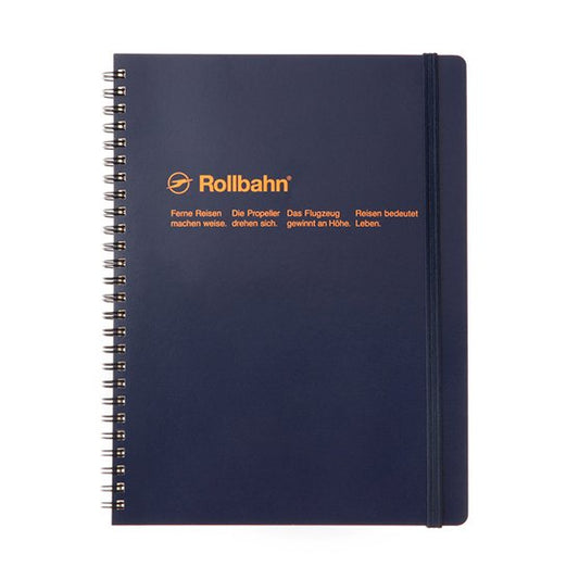 Rollbahn Spiral Notebook / Dark Blue