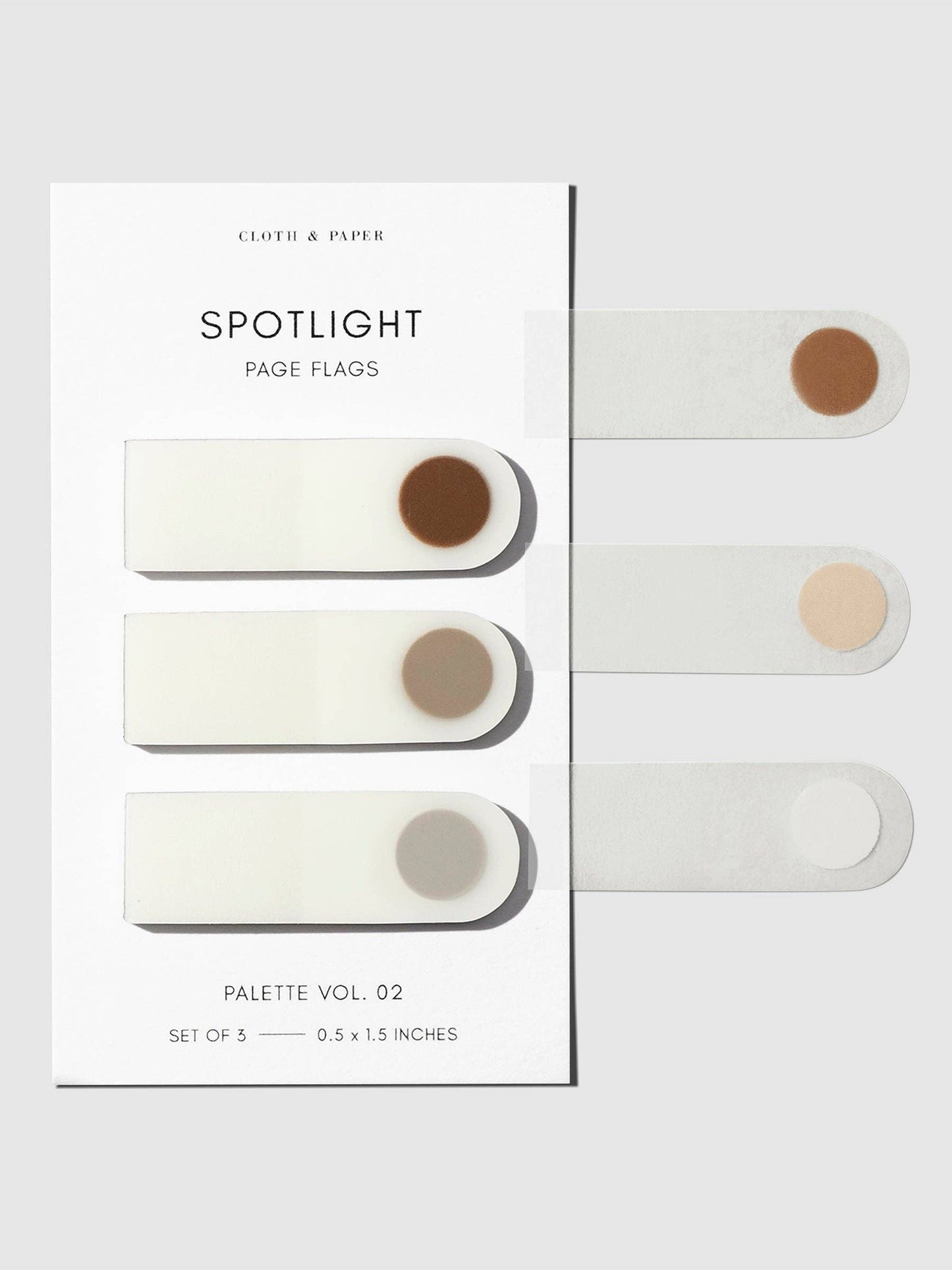 Vol. 05 Spotlight Page Flag Set · Cloth & Paper