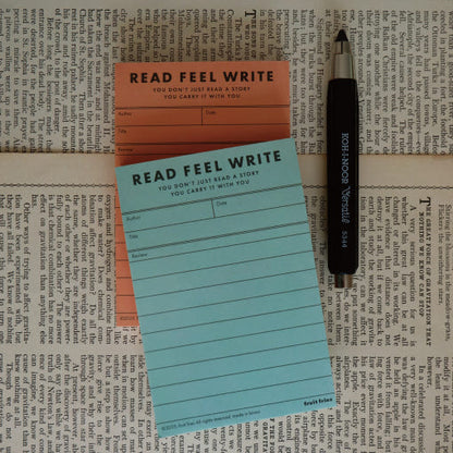 Turquoise Book Review Memopad · Fruit Fries