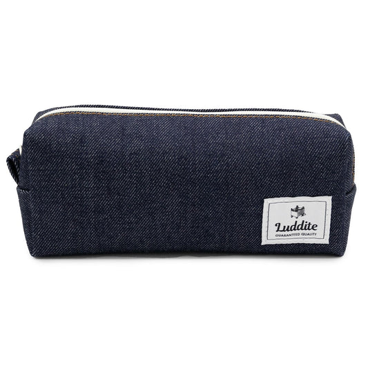 Okayama Denim Box Pen Case · LUDDITE