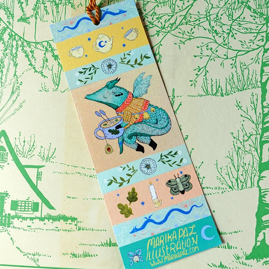 Dragon Adventure Bookmark · Marika Paz Illustration