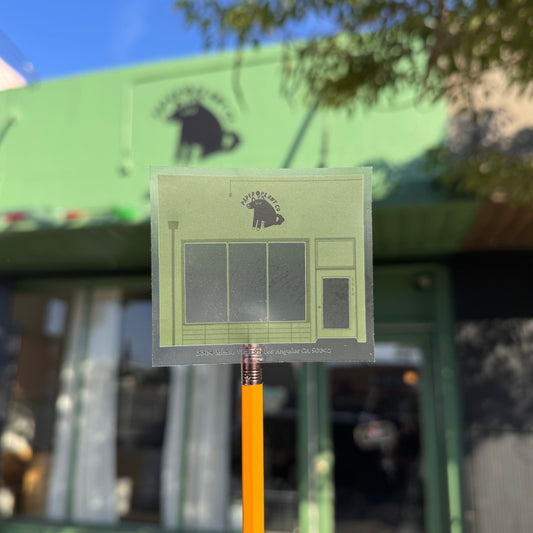 Highland Park Shop Clear Sticker · Paper Plant Co