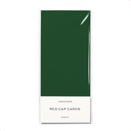 Evergreen Tissue Paper · Red Cap Cards