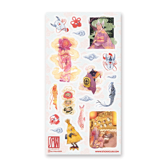 Night of the Yokai Sticker Sheet