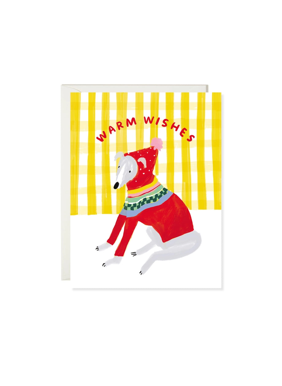 Warm Whippet Holiday Card · Karen Schipper