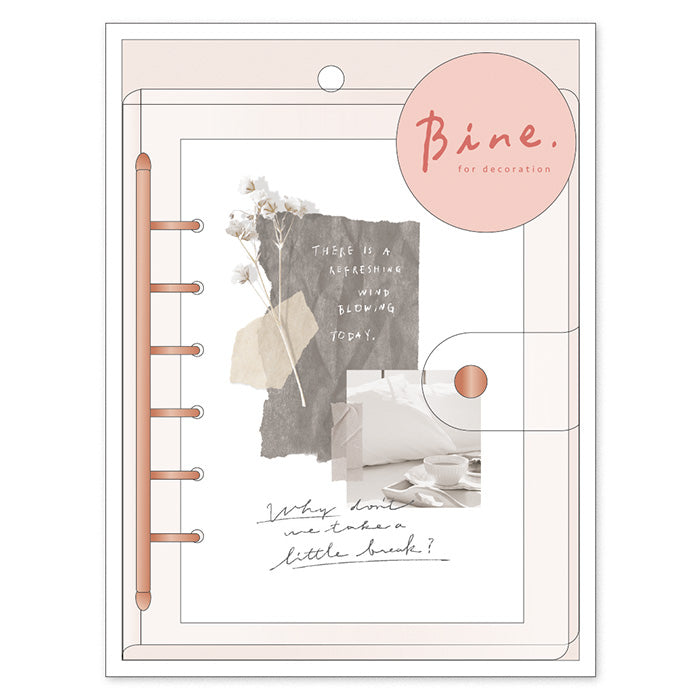 Bine A6 Clear Binder / Pink Gold · Mind Wave