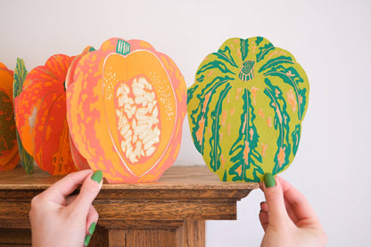 Pumpkins Concertina Garland · East End Press
