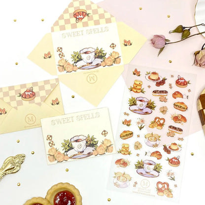 Golden Bakery Treats Sticker Sheet · STICKII