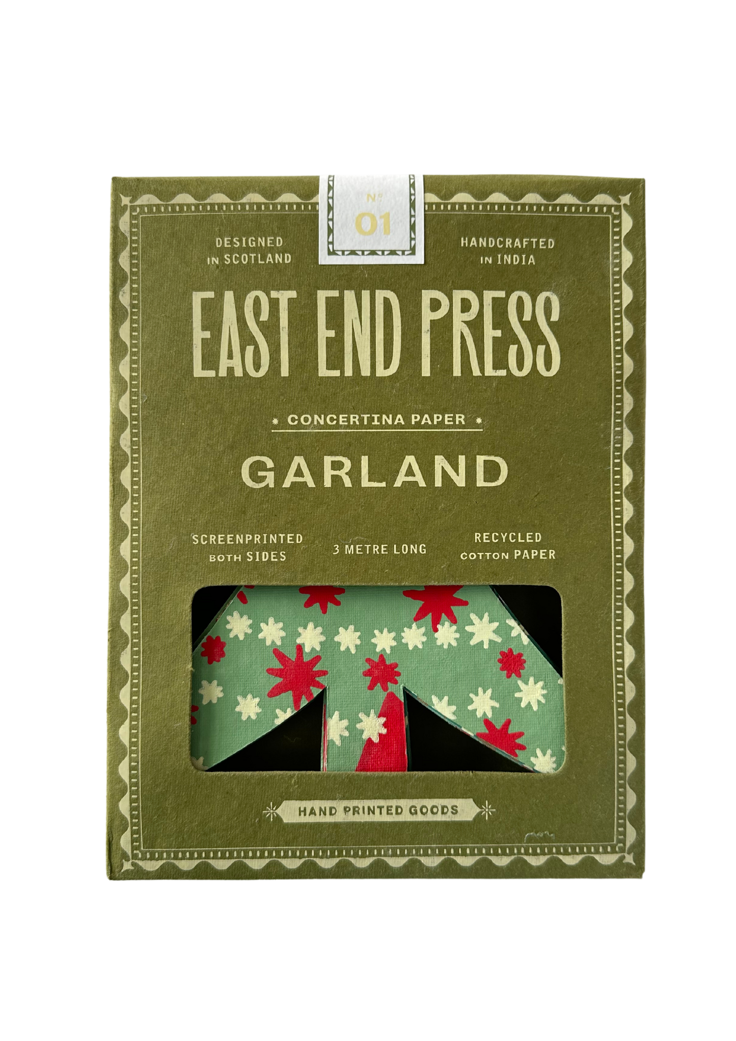 Christmas Trees Concertina Garland · East End Press