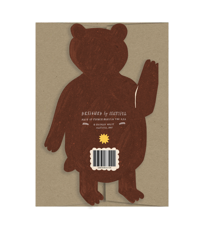 Bear Die Cut Card · Isatopia