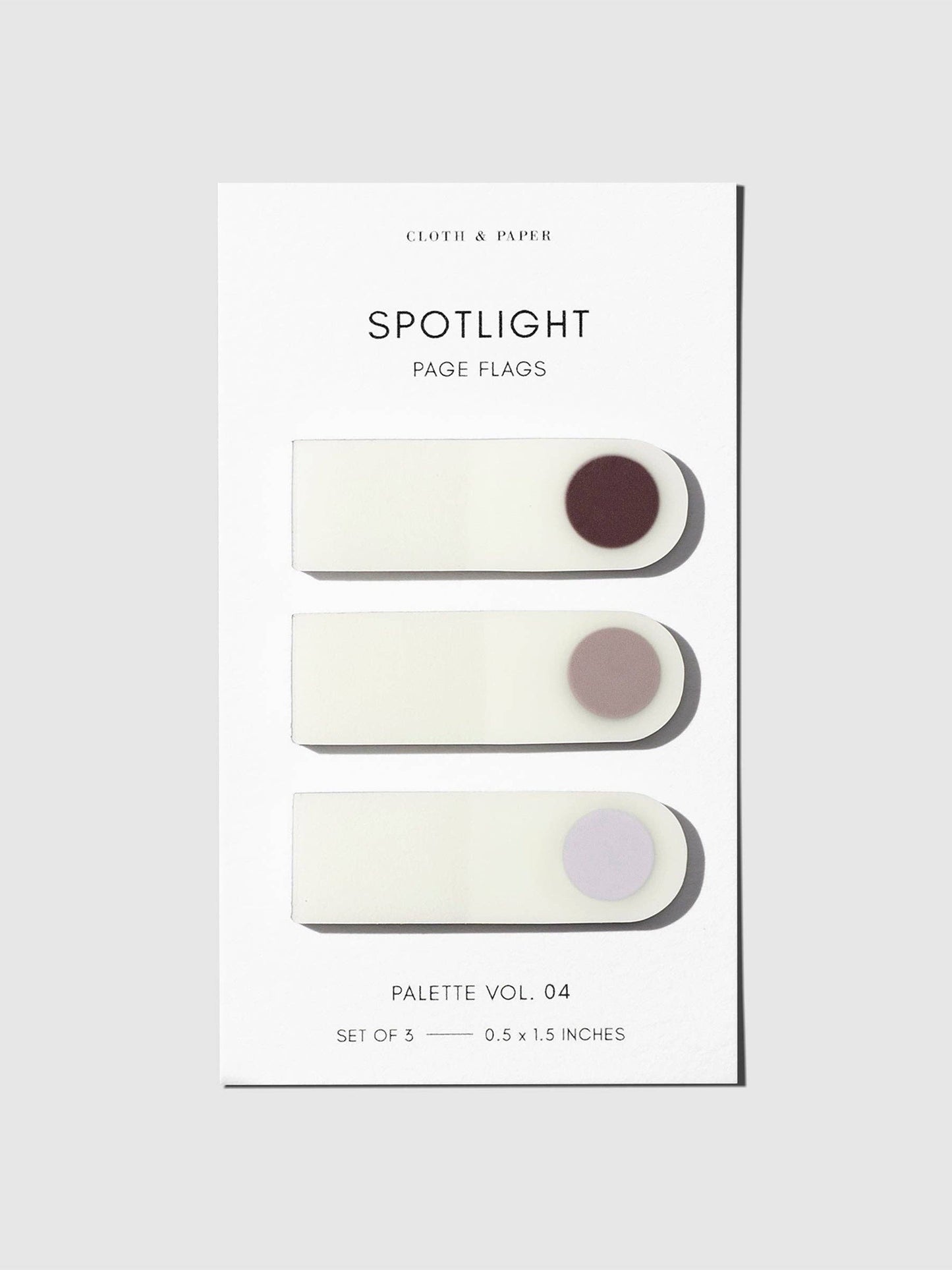 Vol. 05 Spotlight Page Flag Set · Cloth & Paper