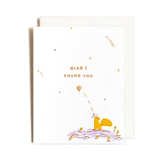 Found You Squirrel Love Card · Homework Letterpress Studio