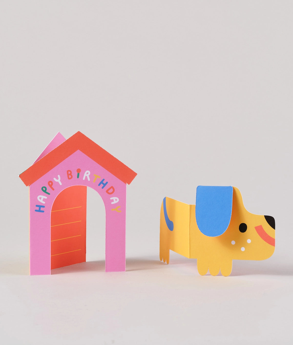 Dog in House Fold Out Kid's Birthday Card · Wrap