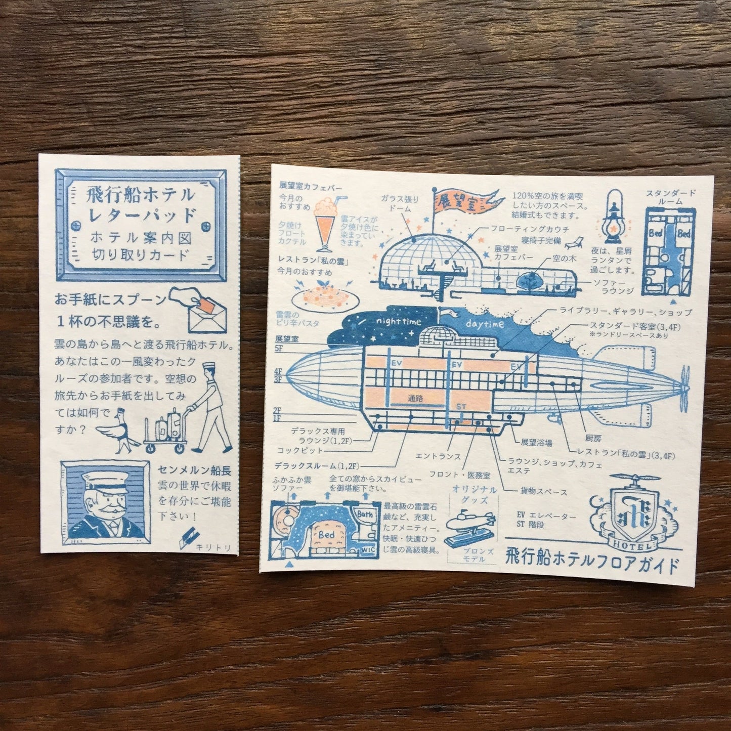 Kyupodo Airship Hotel Letter Pad