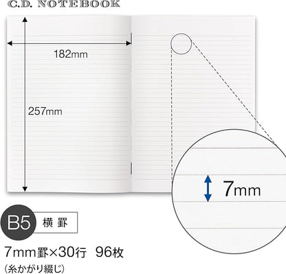 Premium C.D. Lined Notebook A5 · Apica