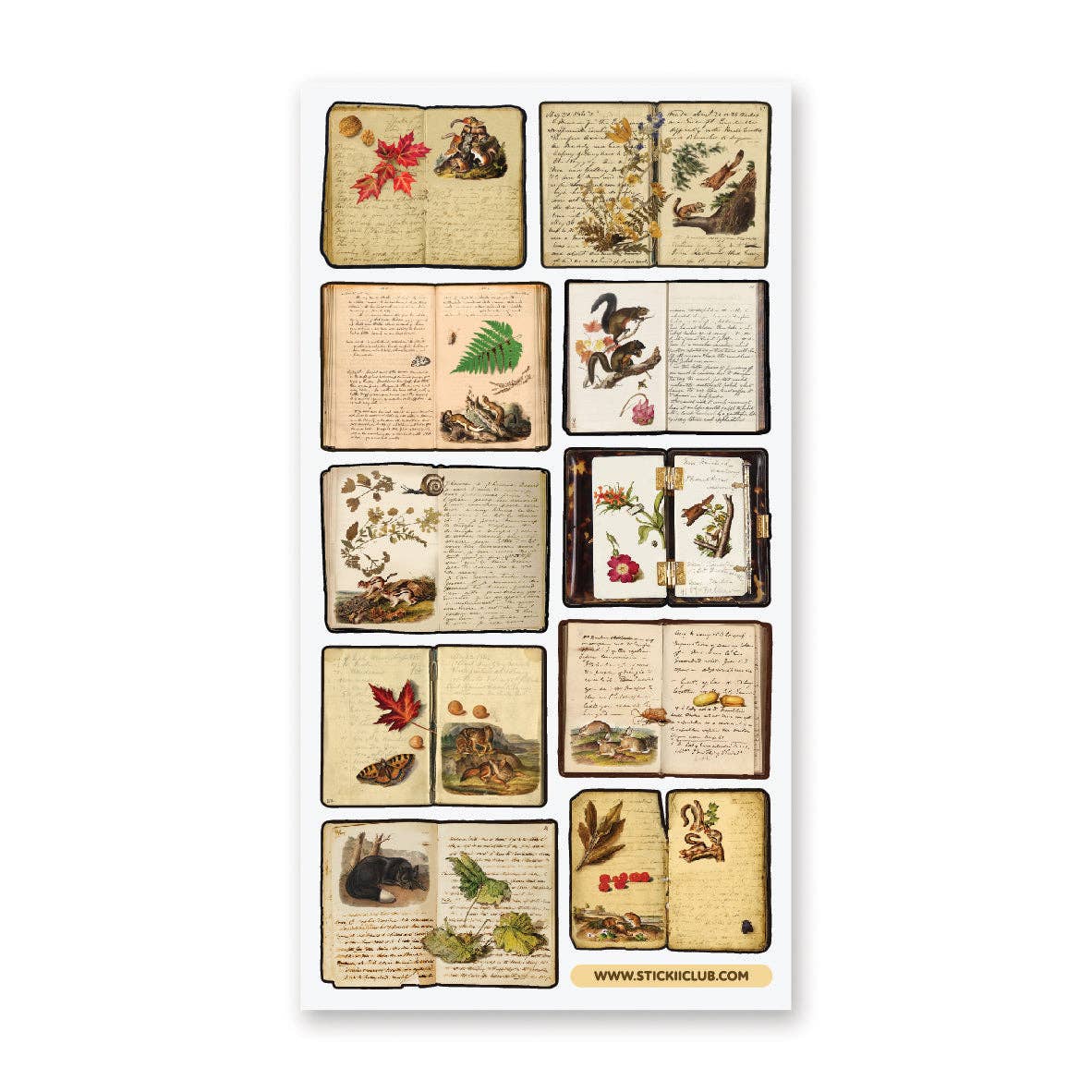 Woodland Journals Sticker Sheet · STICKII