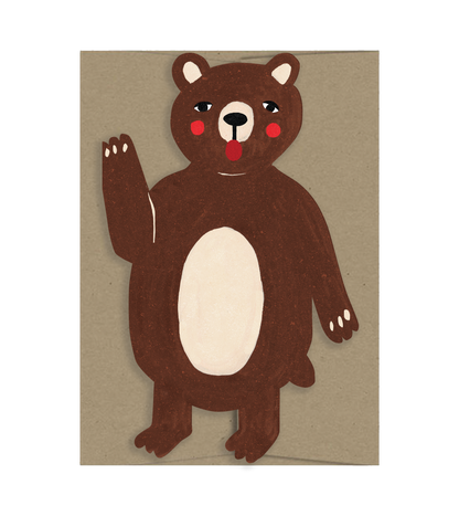 Bear Die Cut Card · Isatopia