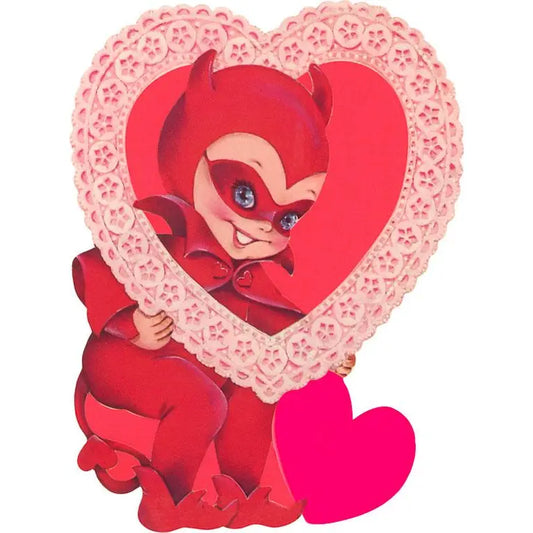 Little Devil Valentine Card · Found Image Press