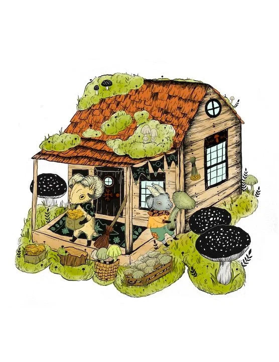 Mushroom House Print · Marika Paz Illustration