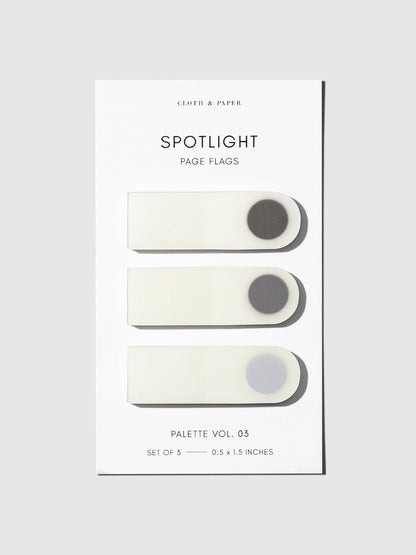 Vol. 1E Spotlight Page Flag Set · Cloth & Paper