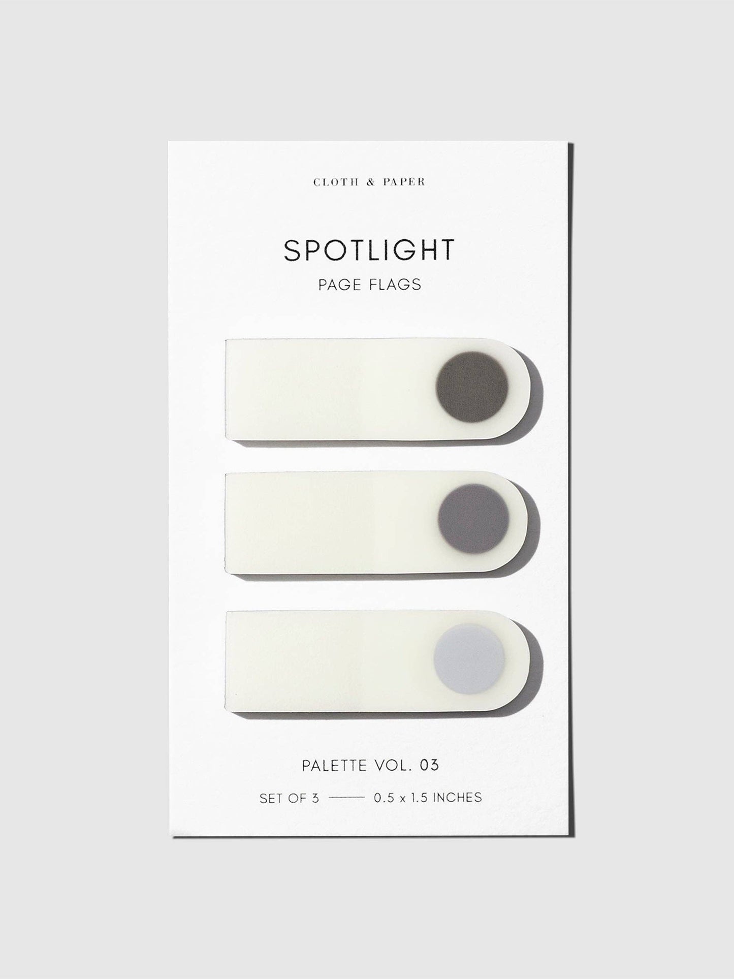 Vol. 05 Spotlight Page Flag Set · Cloth & Paper