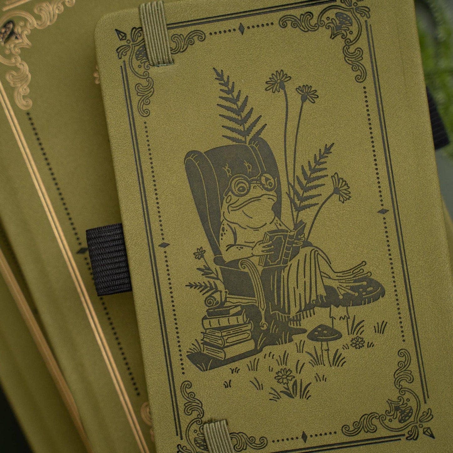 Literary Frog Dot Grid Notebook · Archer & Olive