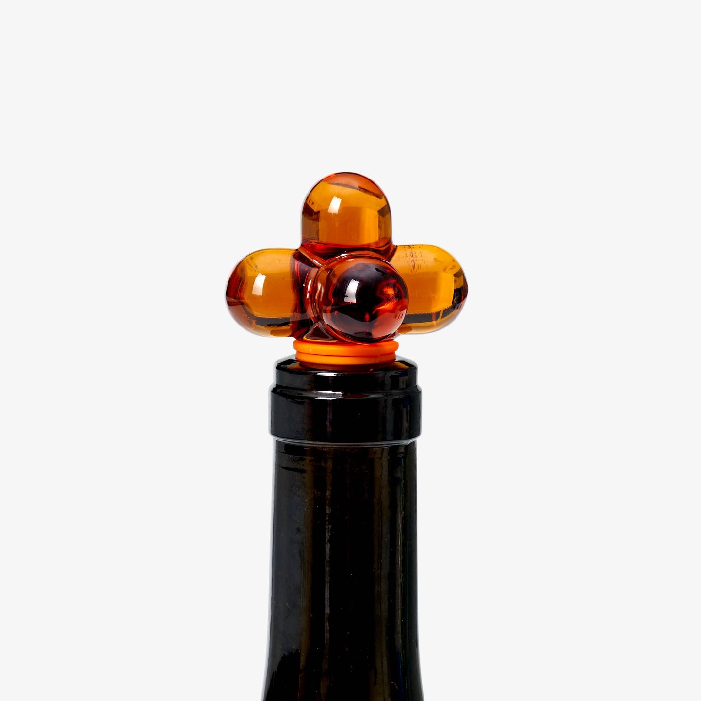 Hobknob Bottle Stoppers / Amber · Areaware