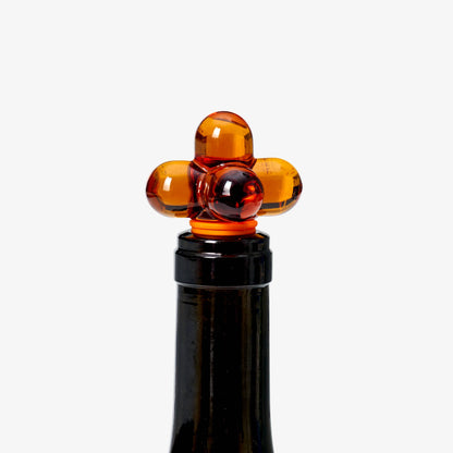 Hobknob Bottle Stoppers / Amber · Areaware