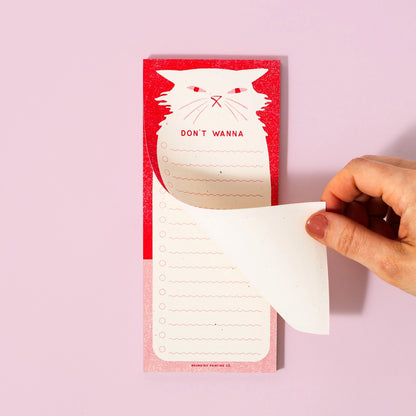 Don't Wanna Risograph Notepad · Bromstad Printing Co.