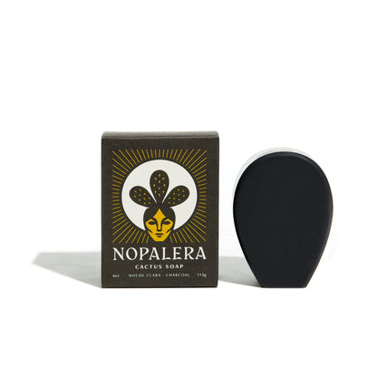 Noche Clara with Charcoal, Sage and Eucalyptus Cactus Soap