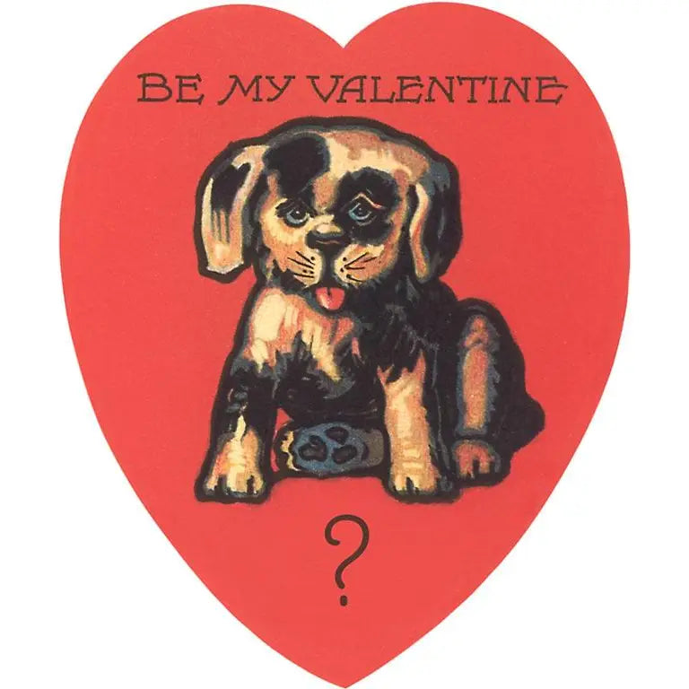 Puppy Heart Valentine Card · Found Image Press