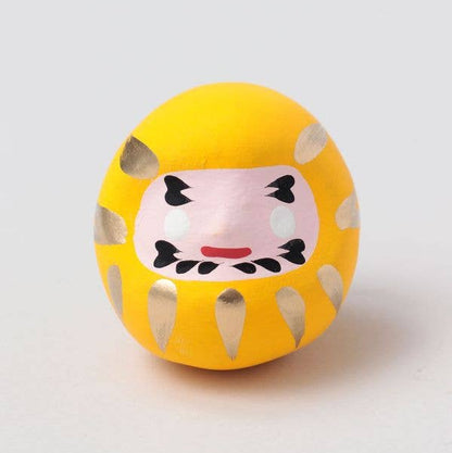 Shirakawa Mini Daruma: Yellow · Ametsuchi