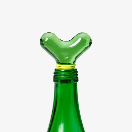Hobknob Bottle Stoppers / Green · Areaware