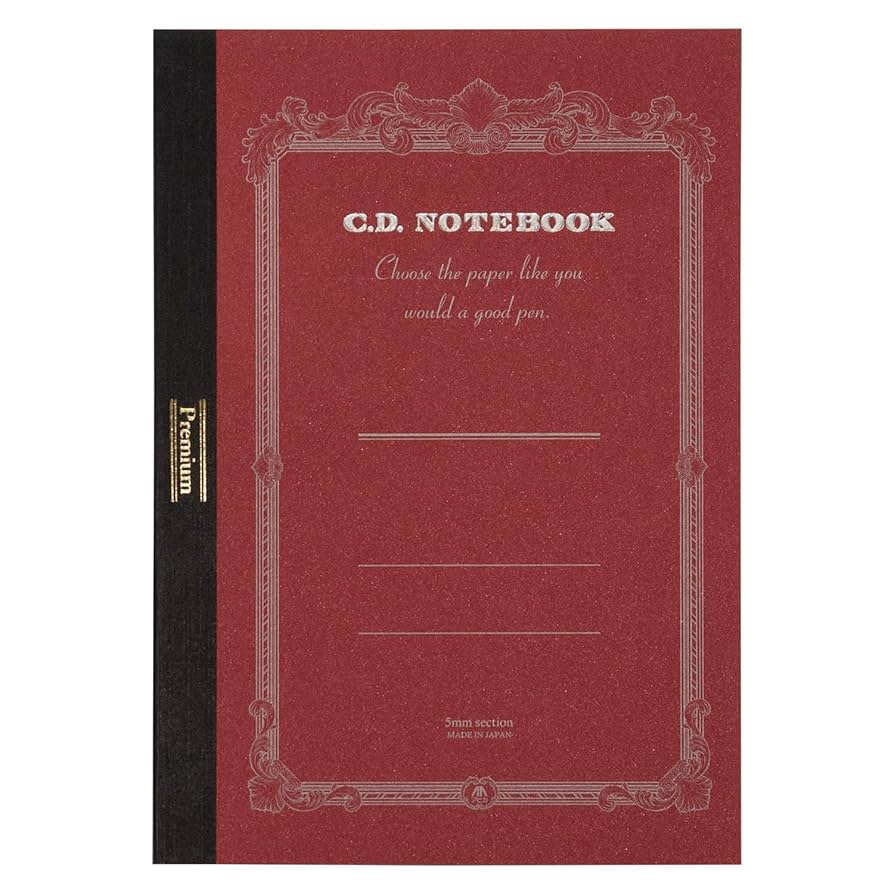 Premium C.D. Grid Notebook A6 · Apica