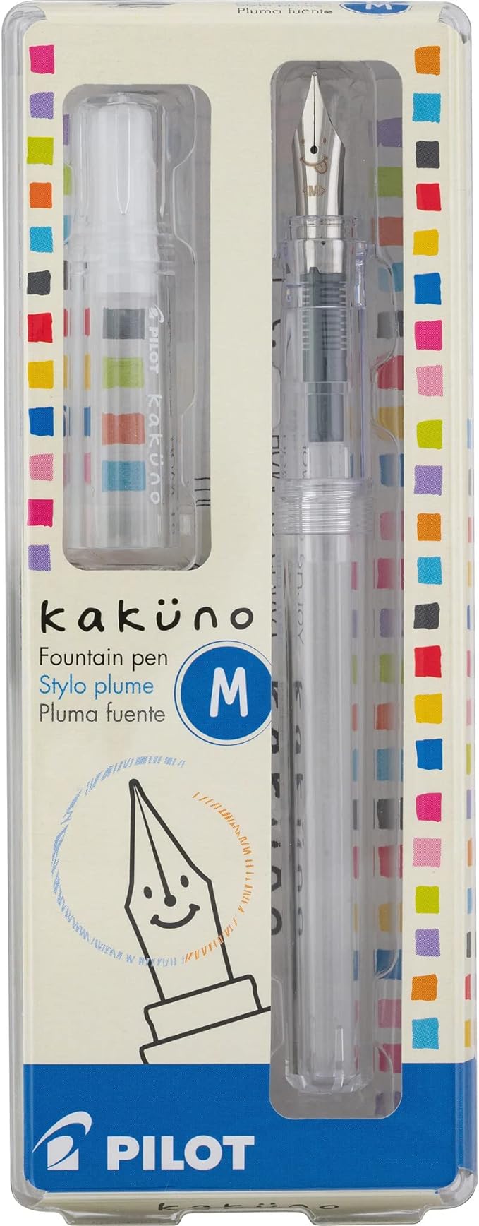 Clear Kakuno Fountain Pen Clear - Medium · Pilot