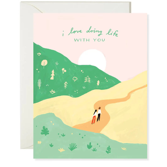 Friendship Trail Greeting Card · Karen Schipper