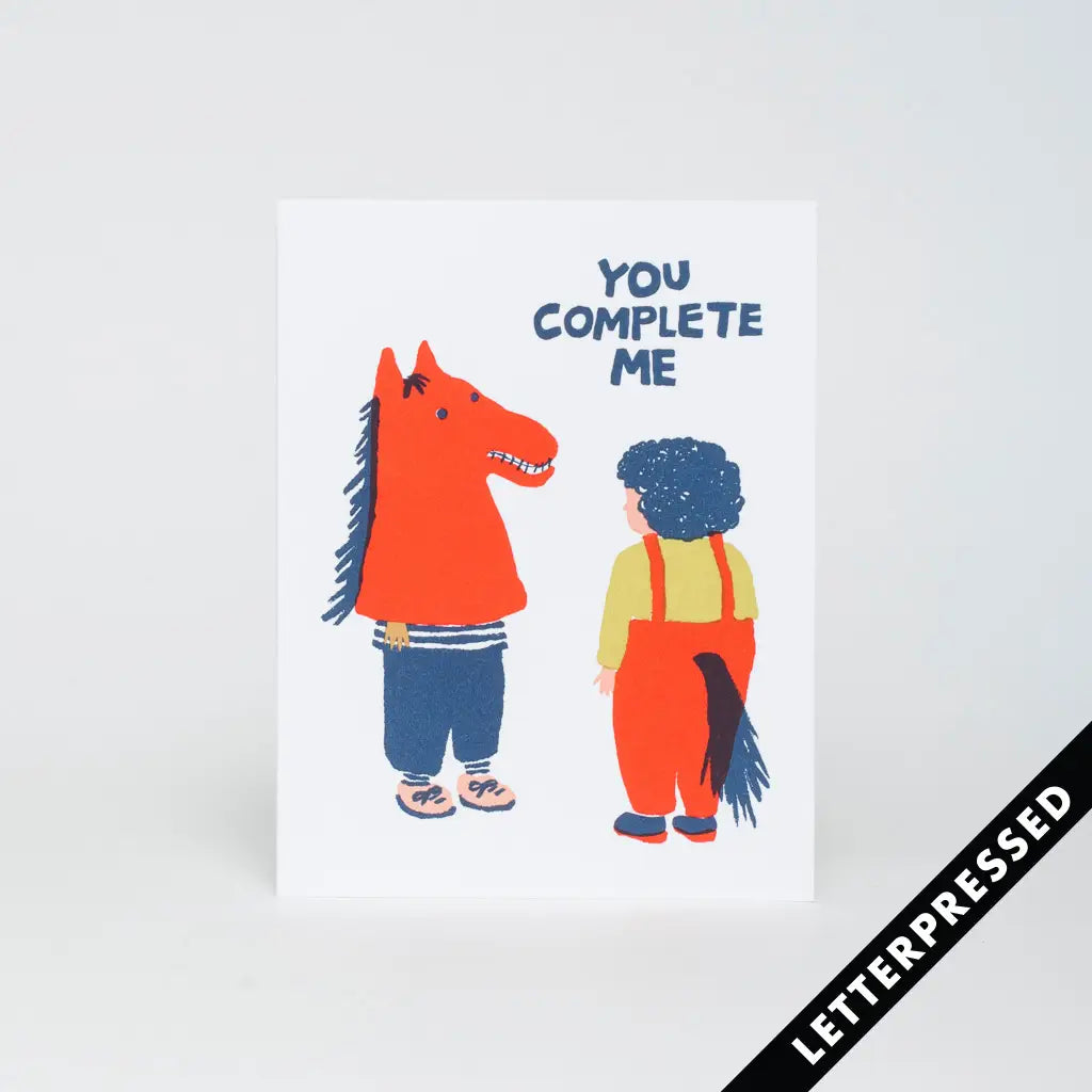 You Complete Me Card