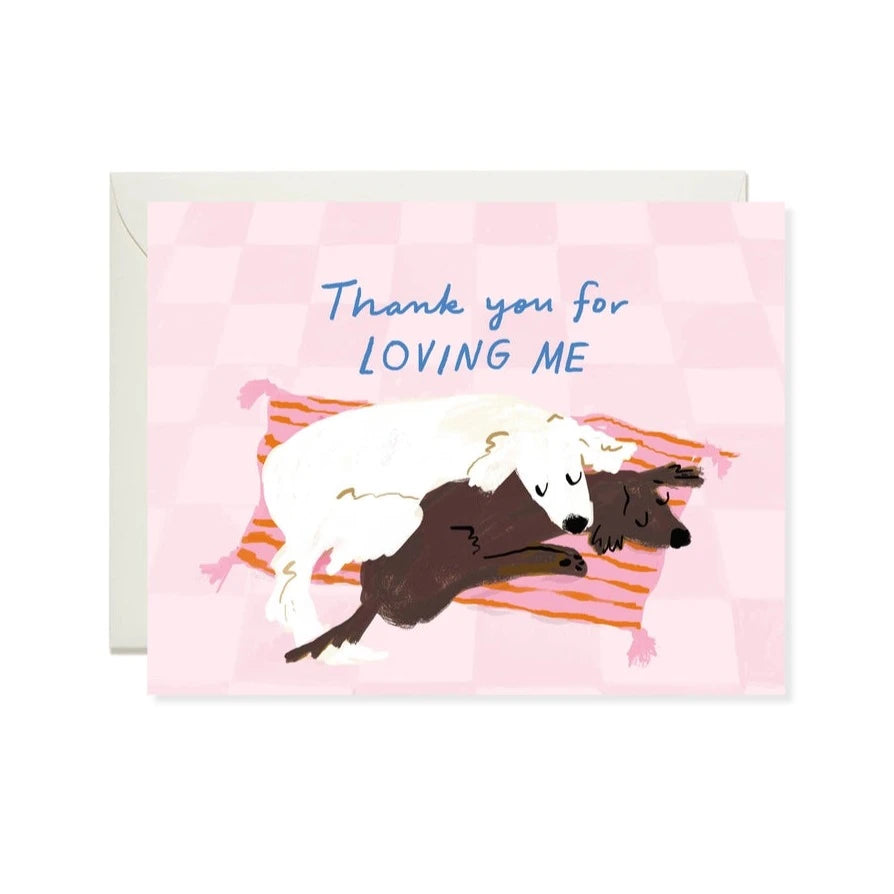 Snuggle Dogs Greeting Card · Karen Schipper