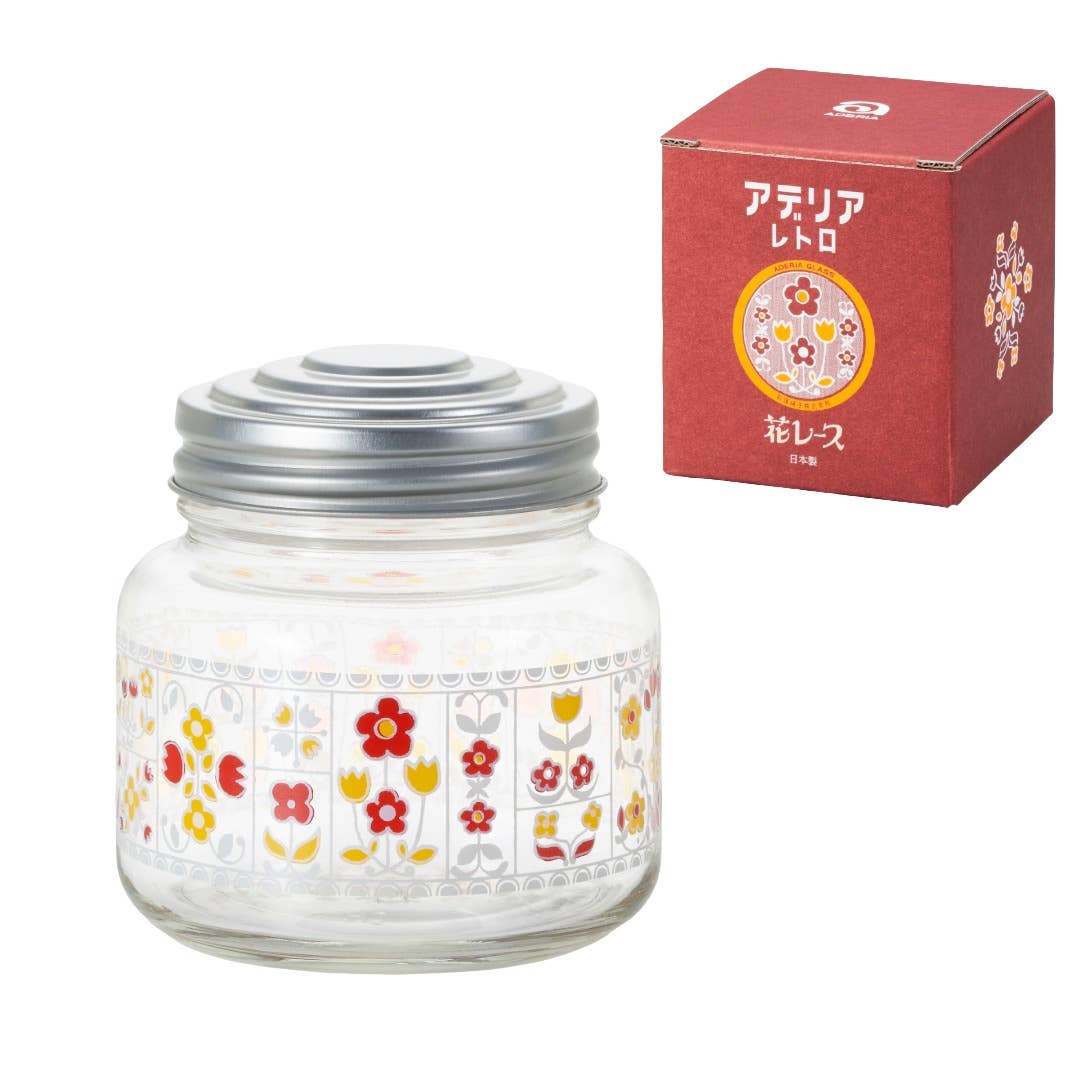 Lily of the Valley Mini Glass Bonbon Jar · Aderia Retro