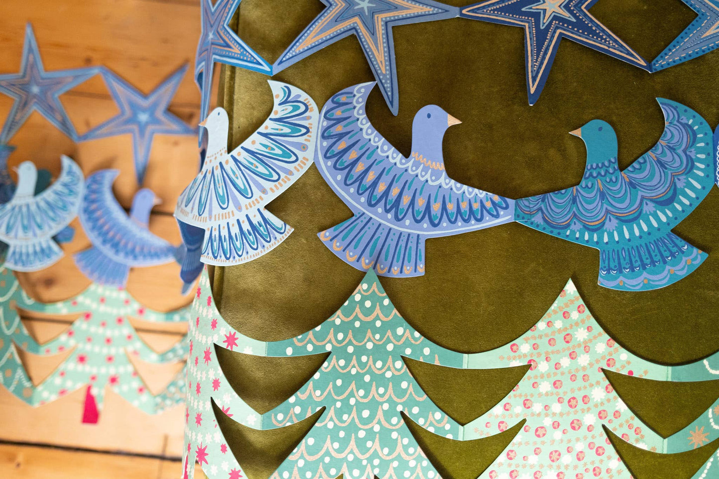 Christmas Trees Concertina Garland · East End Press