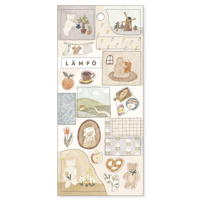 Bear and Morning Lampo Series Sticker Sheet · Mind Wave