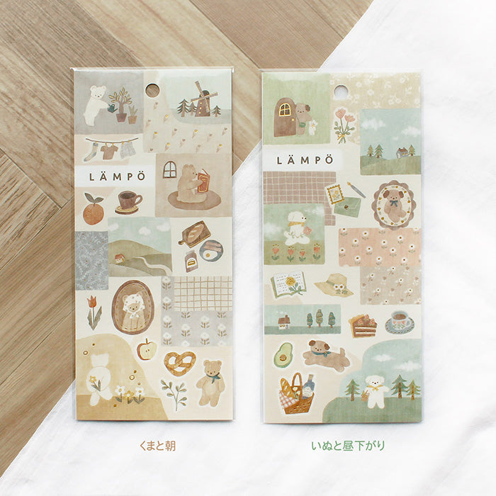 Dog and Afternoon Lampo Series Sticker Sheet · Mind Wave