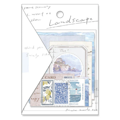 Morning Calm Landscape Series Flake Sticker Set · Mind Wave