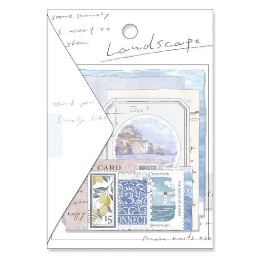 Morning Calm Landscape Series Flake Sticker Set · Mind Wave