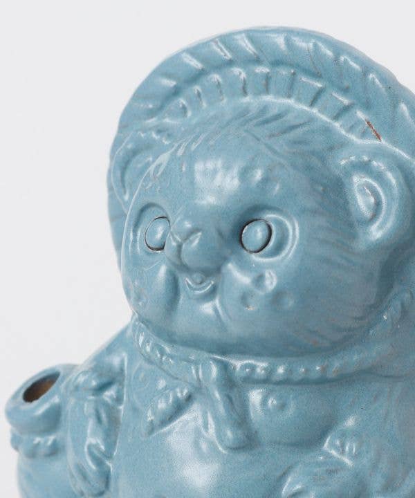 Blue Female Tanuki Shigaraki Ware · Ametsuchi