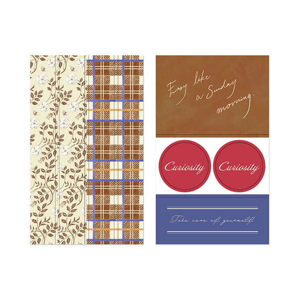 Brown Decoration Sticker Set · Midori